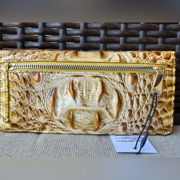 NWT Brahmin Ady in GOLDEN ROD Ombre Melbourne Wallet